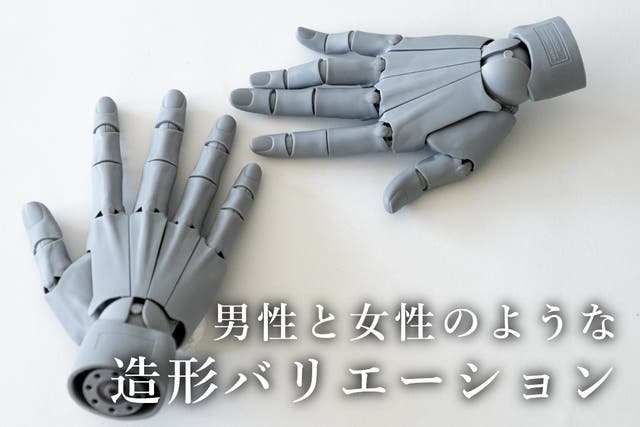 ハンドモデルに「さらなるリアルと迫力」を追求。力強いMEN'Sモデルが