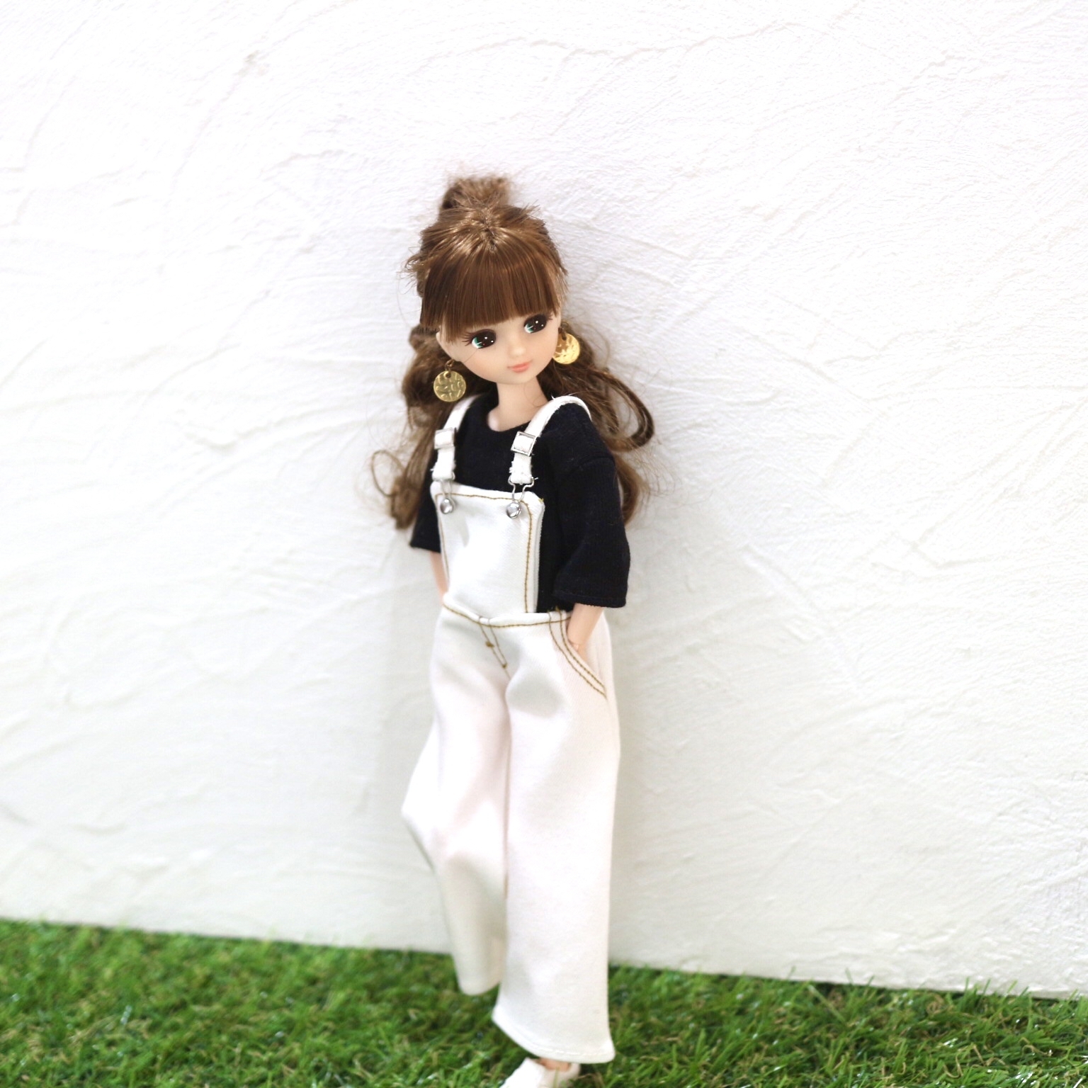 リカちゃん服 ワイドパンツサロペット - COCOLO DOLL | minne byGMO