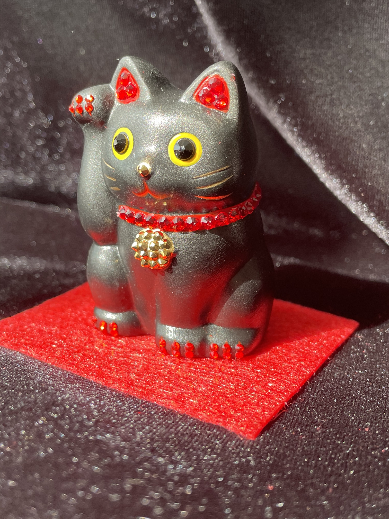 招き猫 置物 運気アップ 運気 風水 スワロフスキー SWAROVSKI 縁起物
