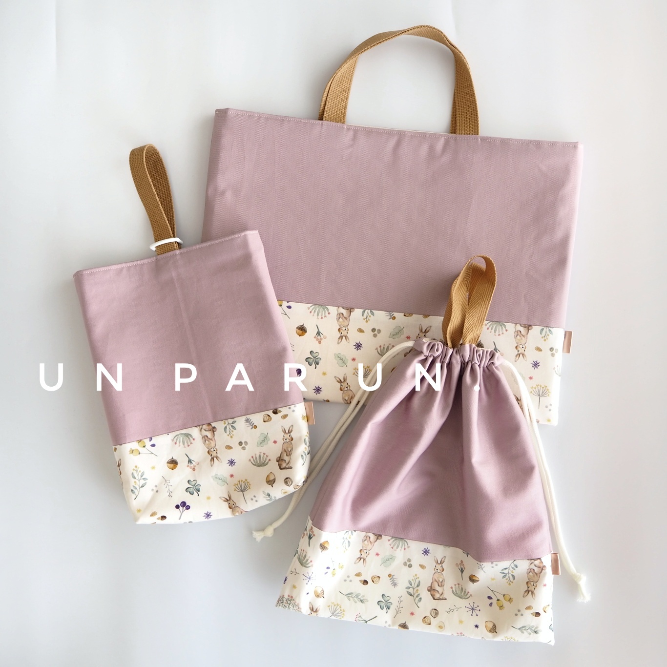 ═order page ═ お弁当袋 コップ袋 給食袋 ランチョンマット - un par