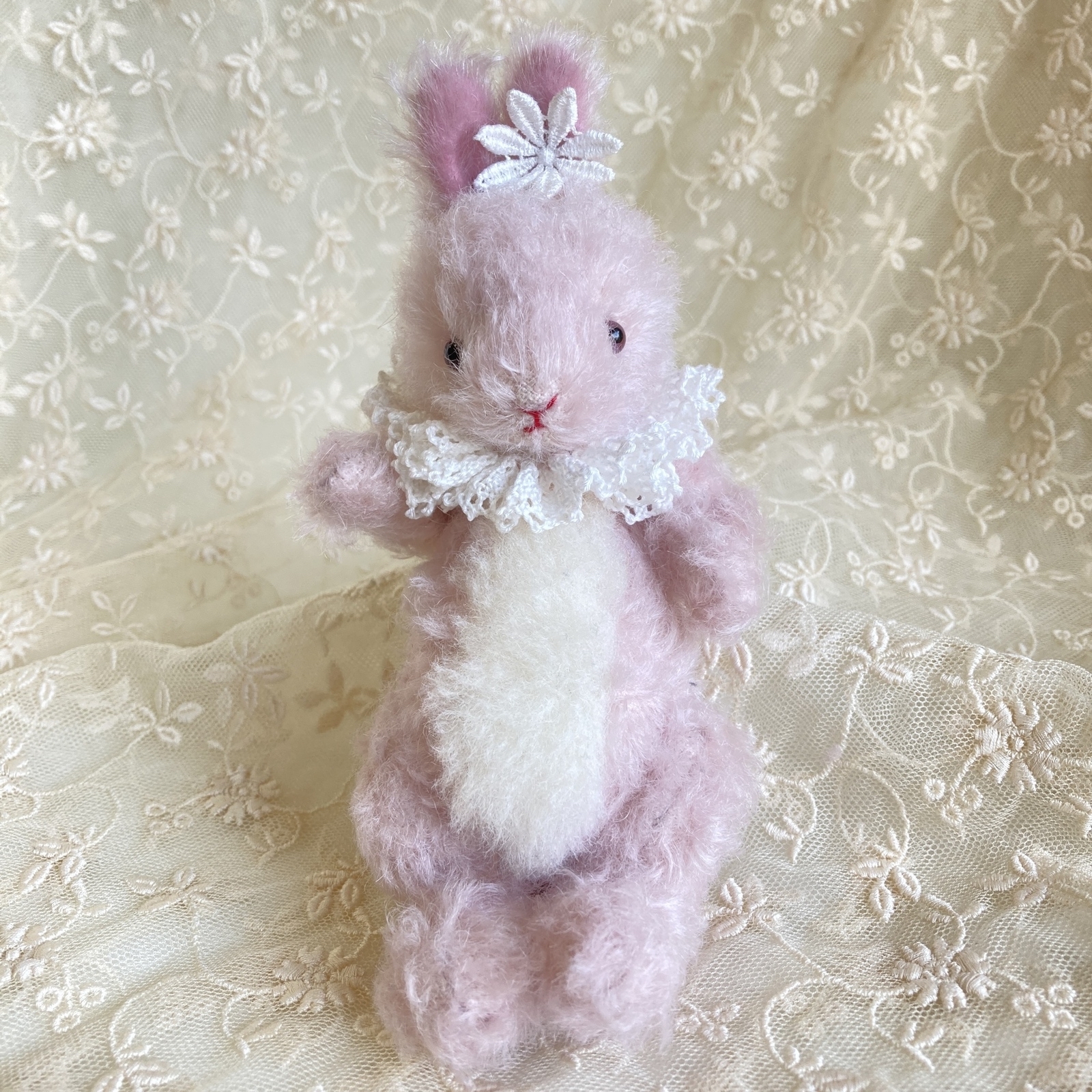 うさぎ ピンクちゃん お腹ホワイト - Toki Bear | minne byGMOペパボ