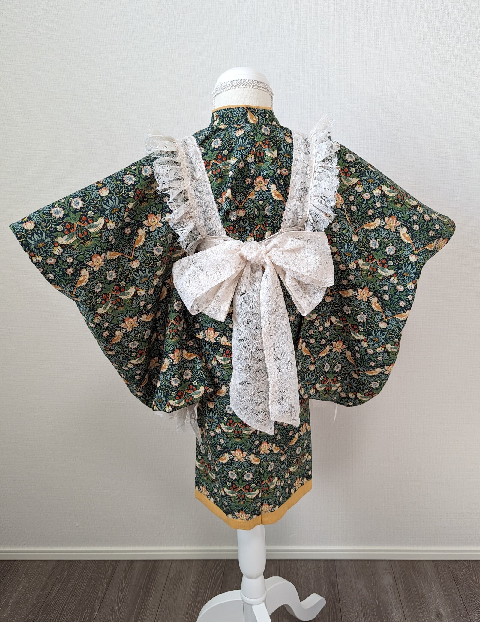 受注生産】着付けいらず！ 七五三着物 セパレート着物 William Morris