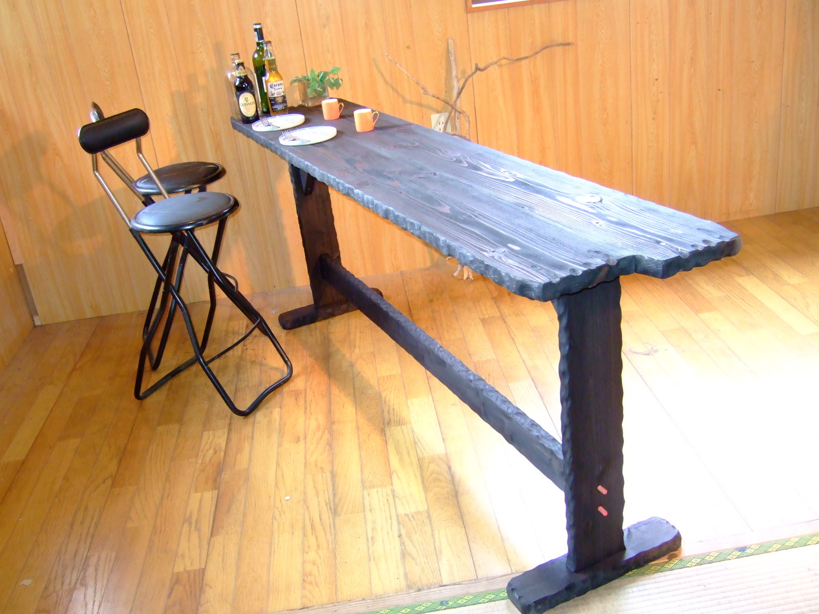 コヤ木工こだわり製作！大型のデザイナーズテーブル - sugu2430