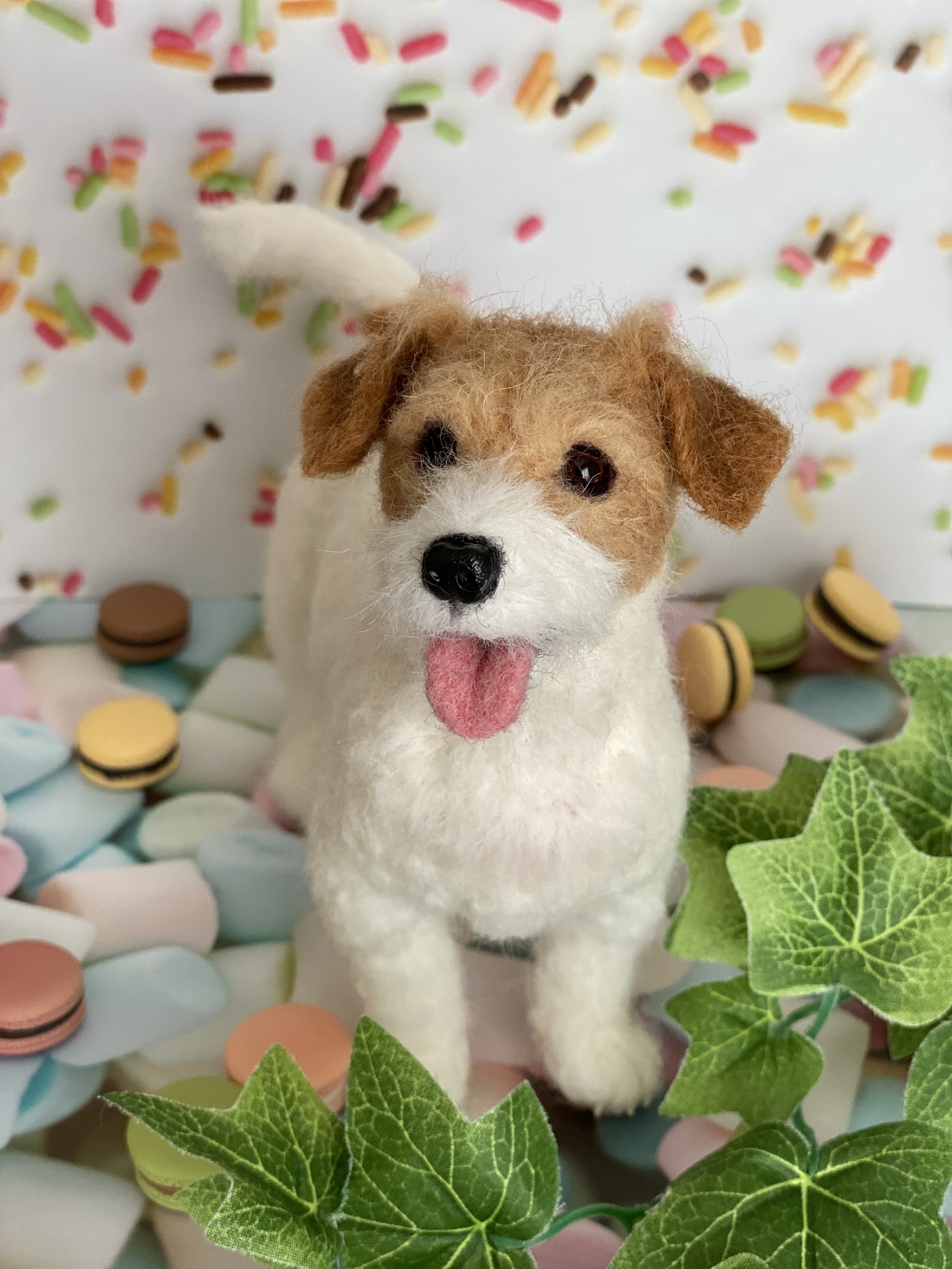 羊毛フェルト ボストンテリアちゃん - しのぶれど sinoburedo114
