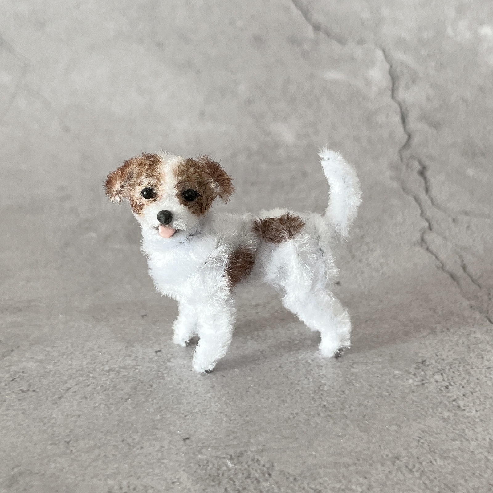 モールアートのミニチュア犬＊マルプー＊へそ天 - uco_felt | minne