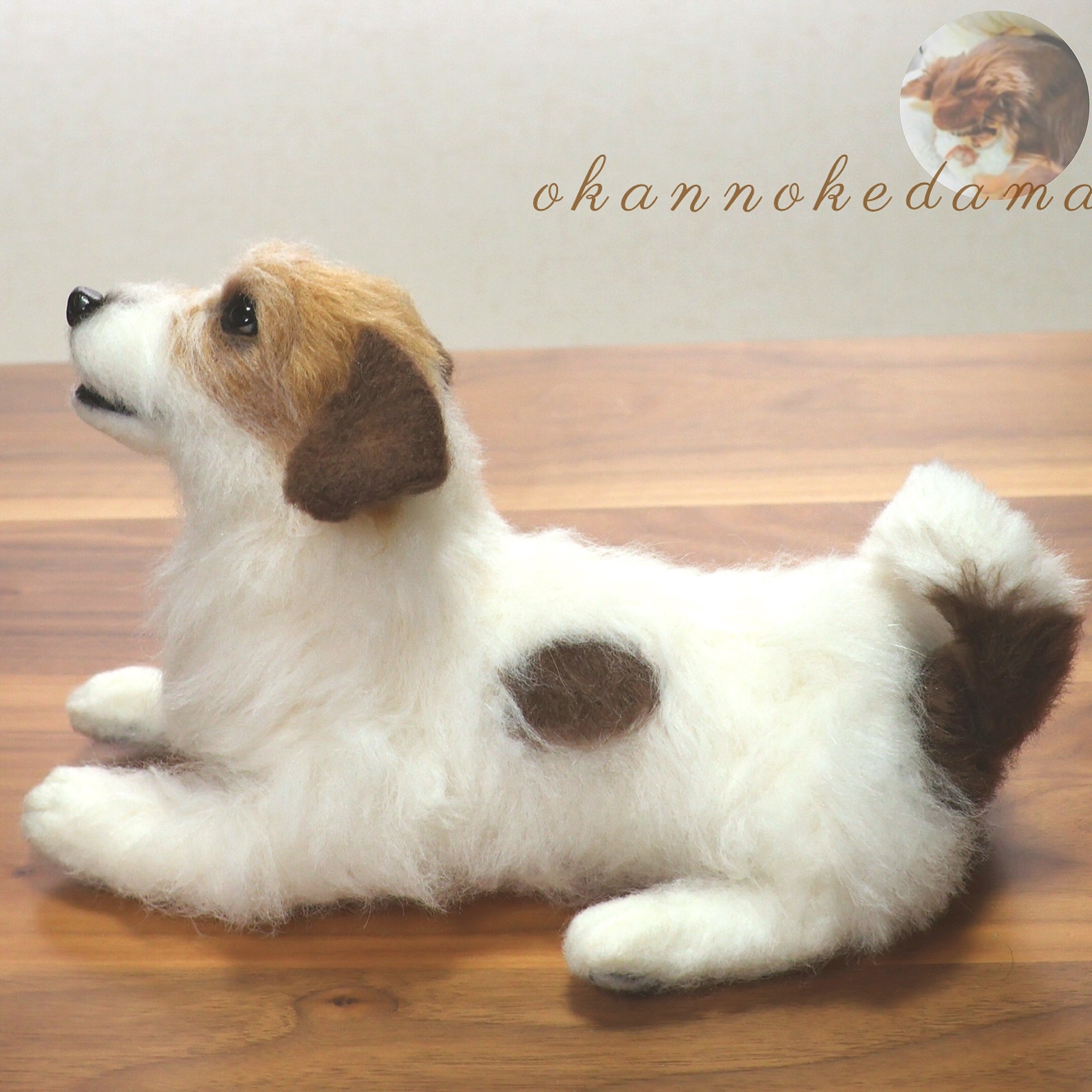 3D犬 愛犬 オーダーメイド 羊毛フェルト ダックス チワワ 犬 - OKAN