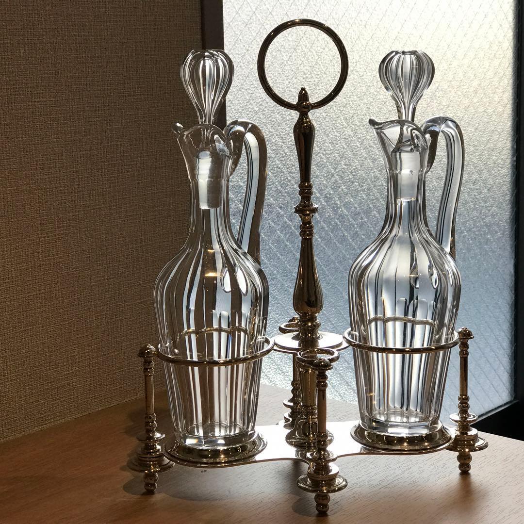 美しい輝きオールドバカラBaccaratクルーエット調味料入れ