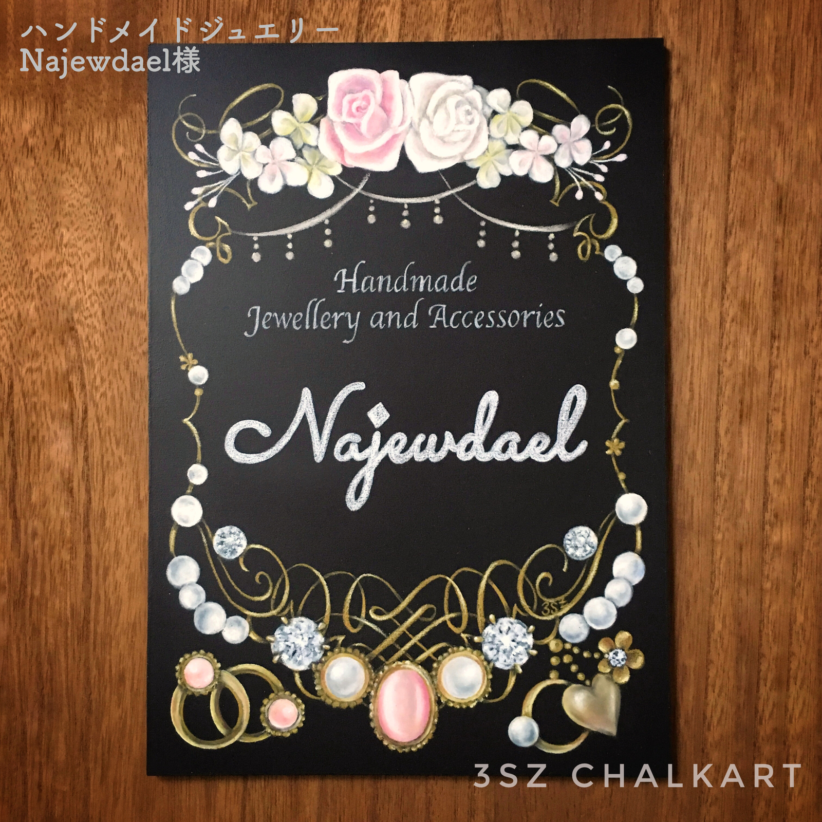 ハンドメイド作家のためのオーダーメイド看板 - 3sz Chalkart | minne