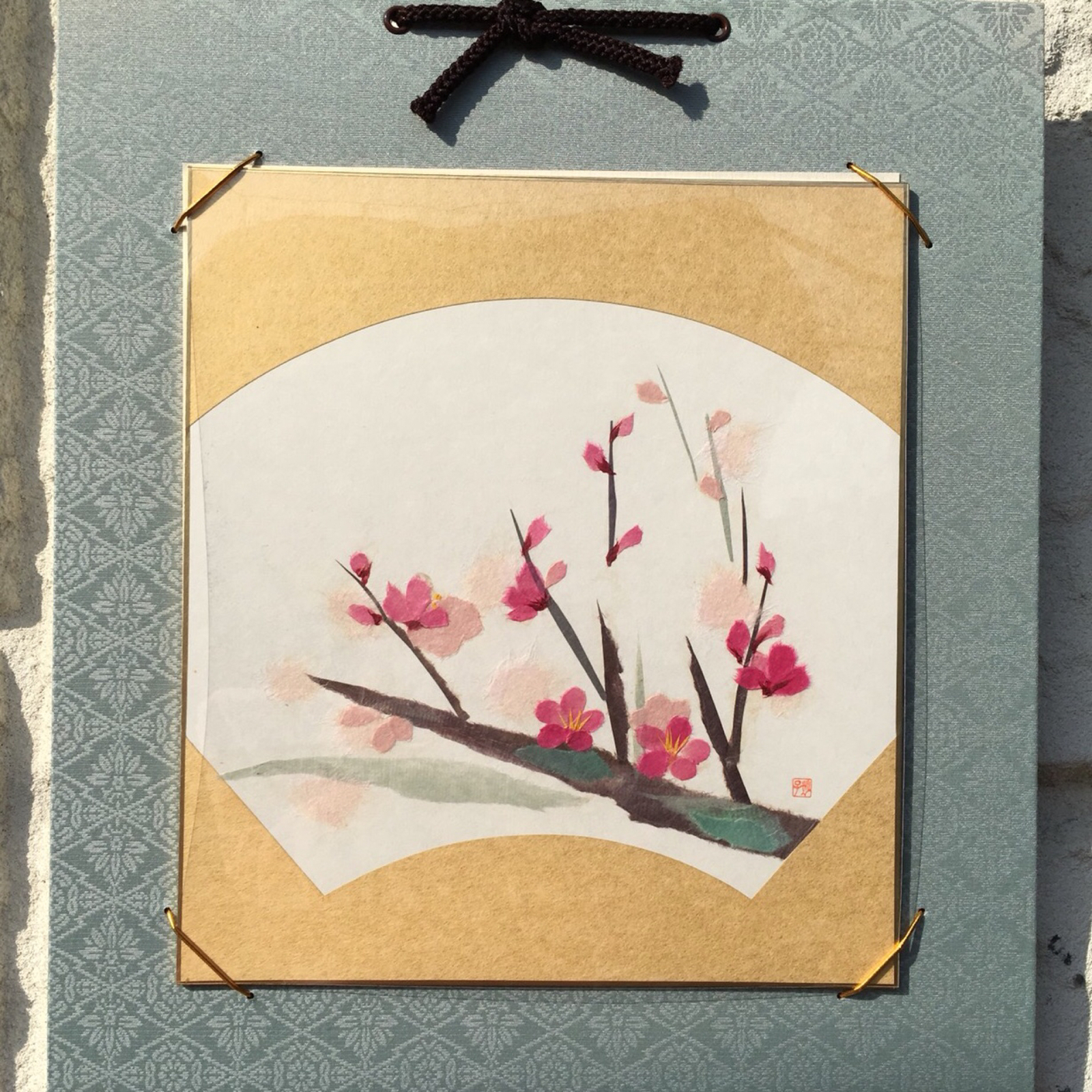 ちぎり絵『梅』(額入) - TAE-BABA | minne byGMOペパボ 国内最大級の