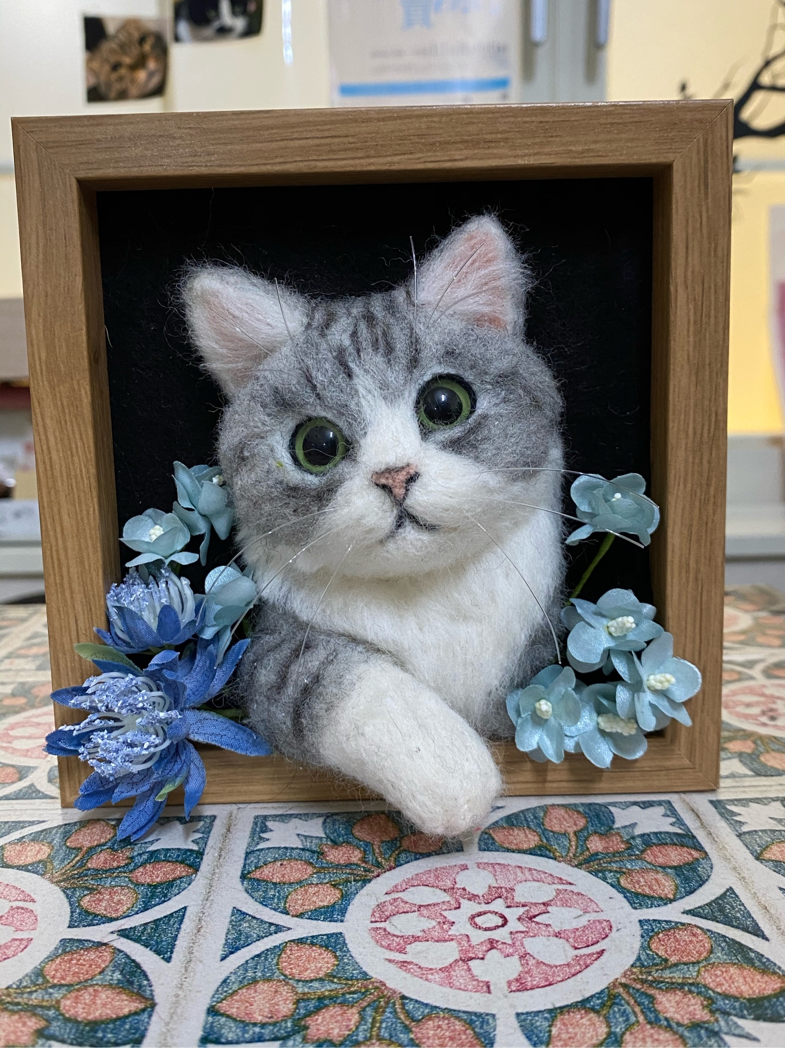 オーダー額縁羊毛フェルト - NEKO-AN'S GALLERY（ねこ庵） | minne