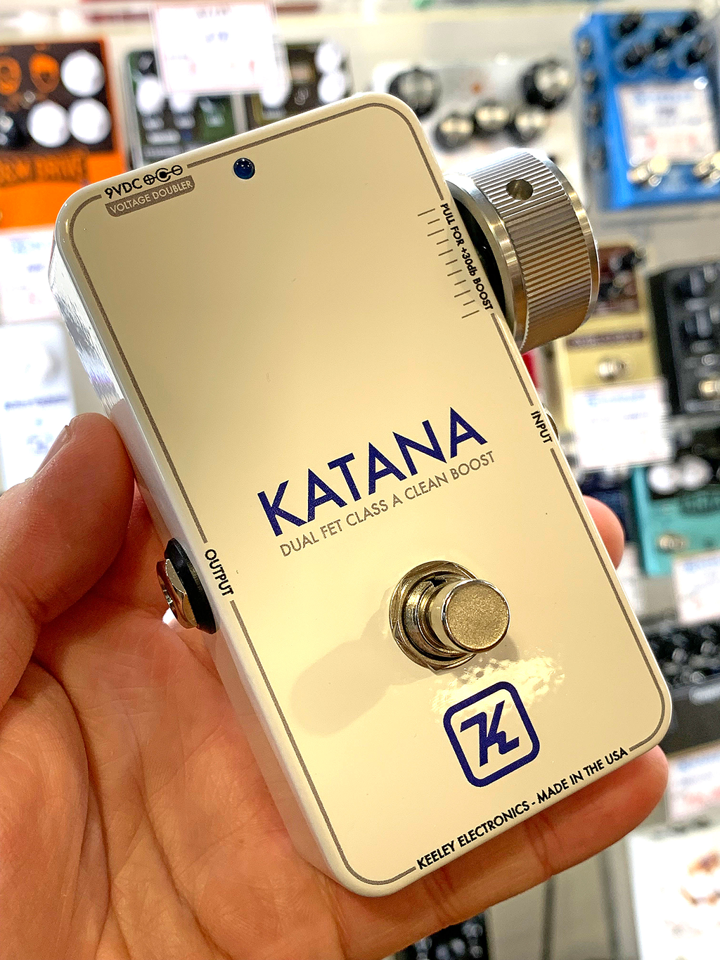 keeley KATANA BOOST 'Throwback White' Edition2024/04/15 イケベ楽器