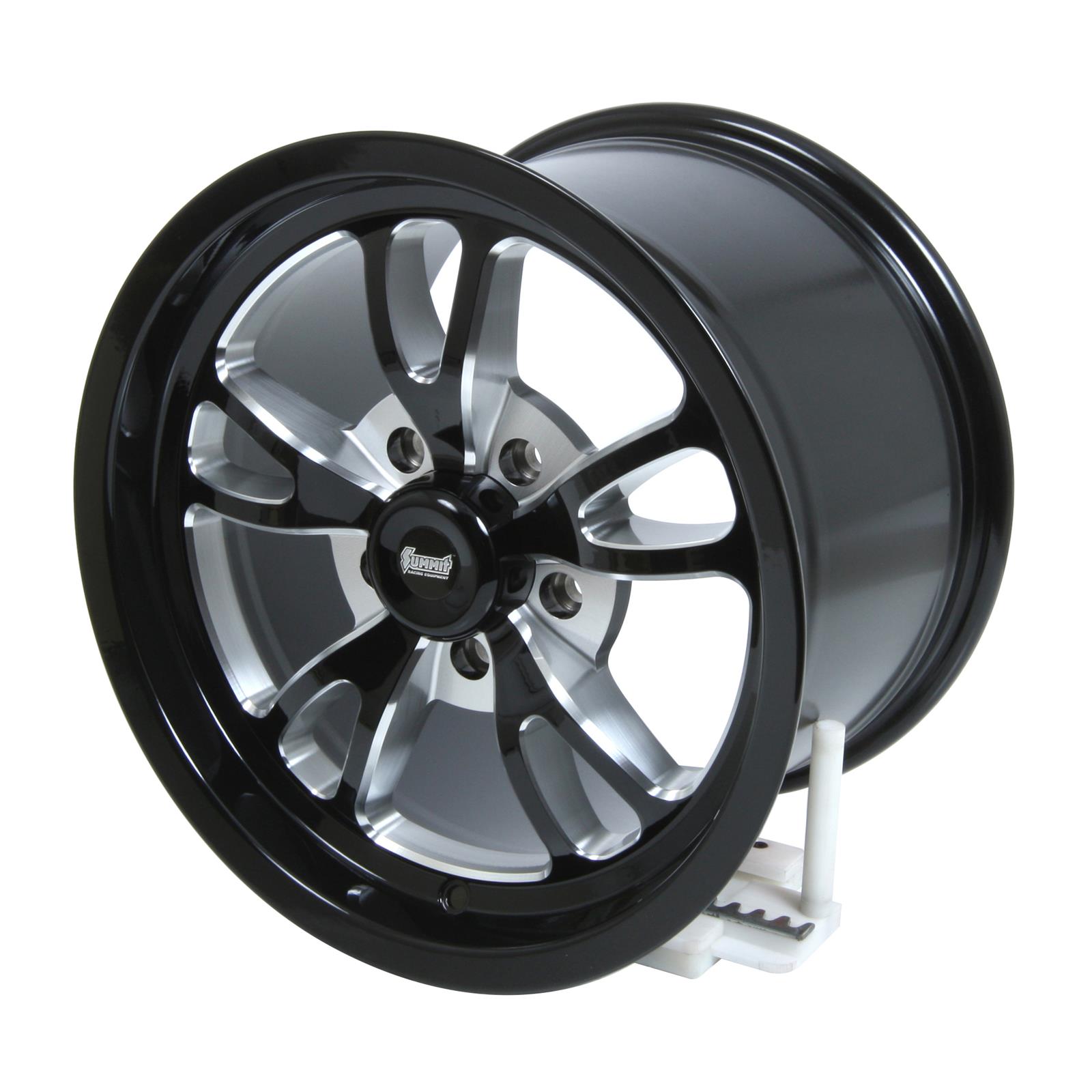 Summit Racing SUM-149B-516551 Summit Racing™ Venom Black Milled