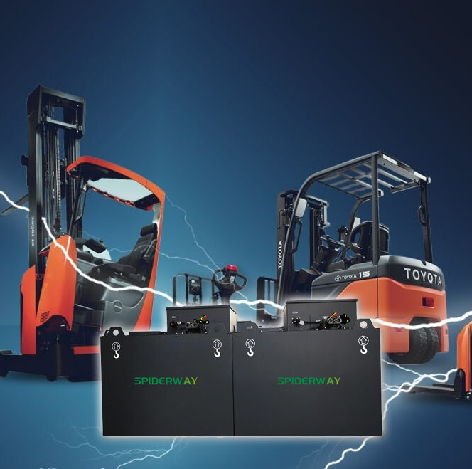 48V 280Ah Lithium Forklift Battery for Toyota Reach Truck 7FBR15
