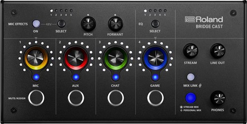 Roland - BRIDGE CAST | Dual Bus Gaming Mixer