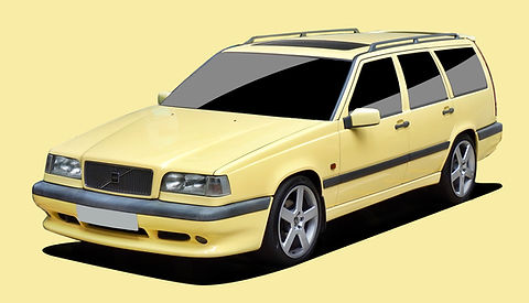 Z117 Volvo 850 T-5R Estate part set | zoomonmodel