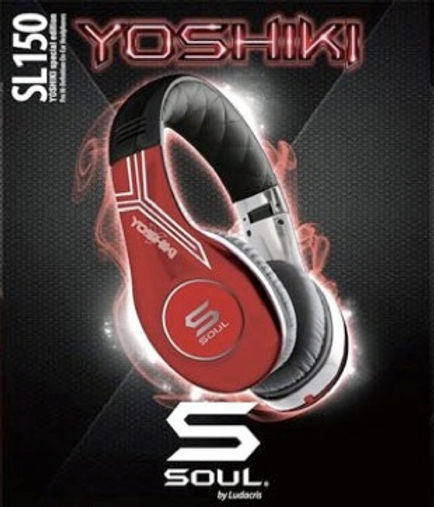 XJAPANのYOSHIKIプロデュース、SOULヘッドフォンが発売！