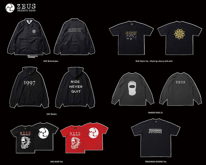 RIZE OFFICIAL MERCH 