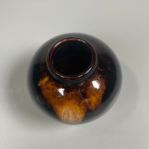 瀬戸文琳茶入（仕覆：宝間道） 桶谷定一造 | seishodo.com