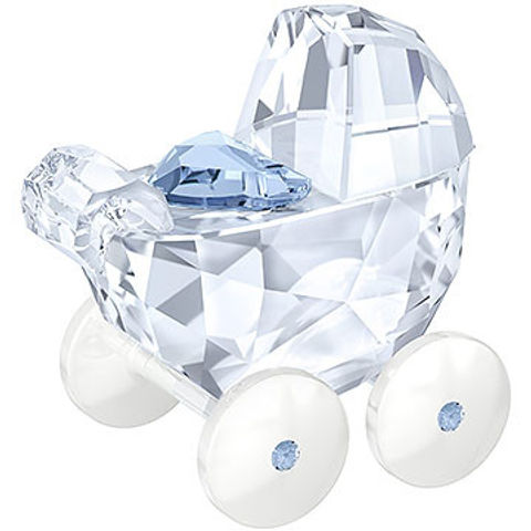 Swarovski Baby Carriage Blue/Pink | blairsjewelrygifts