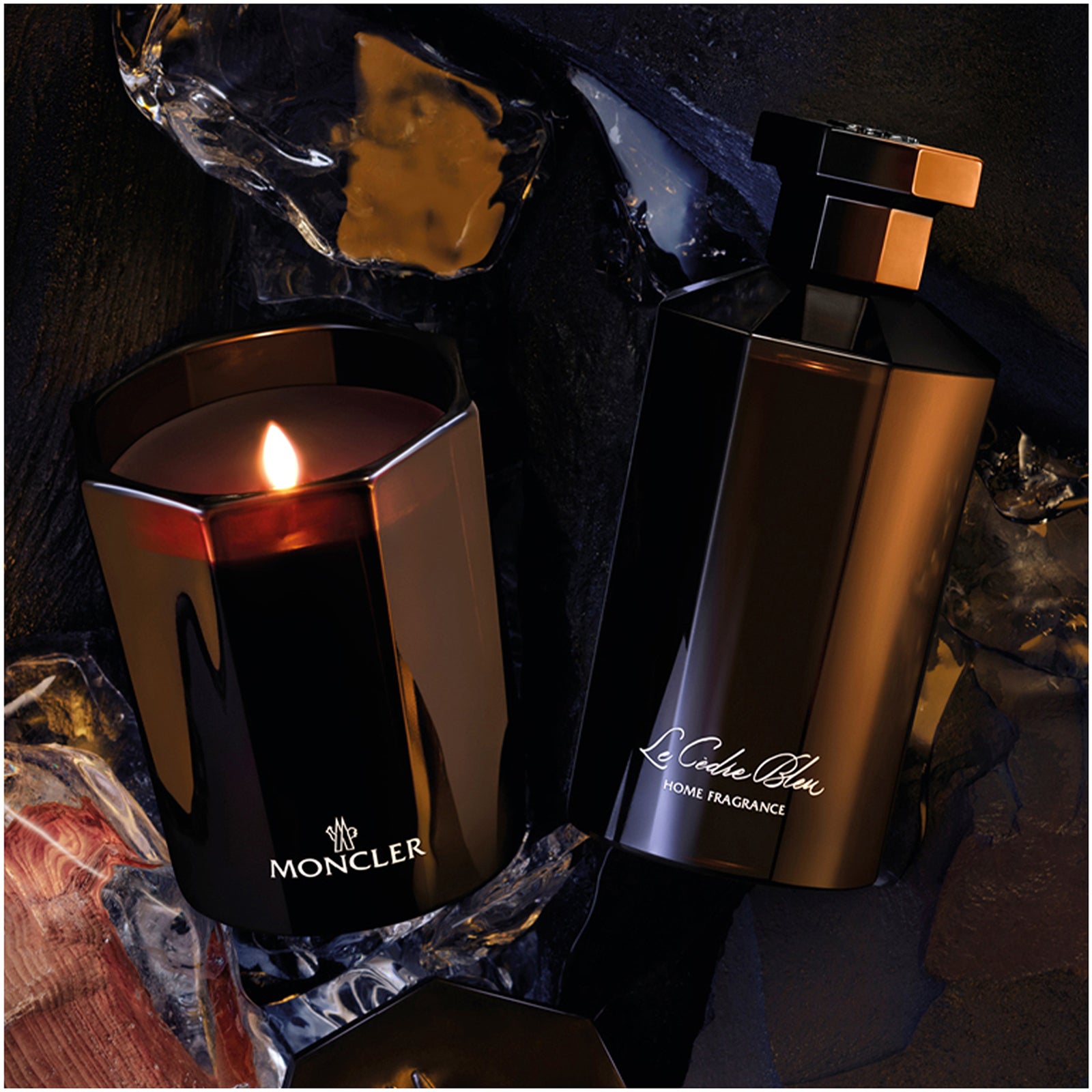 Moncler Les Sommets Collection Le Cedre Bleu Scented Candle 200g