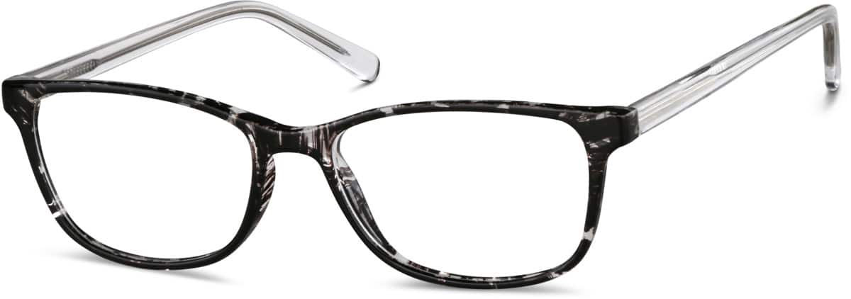 Black Marble Oval Glasses #2027331 | Zenni Optical