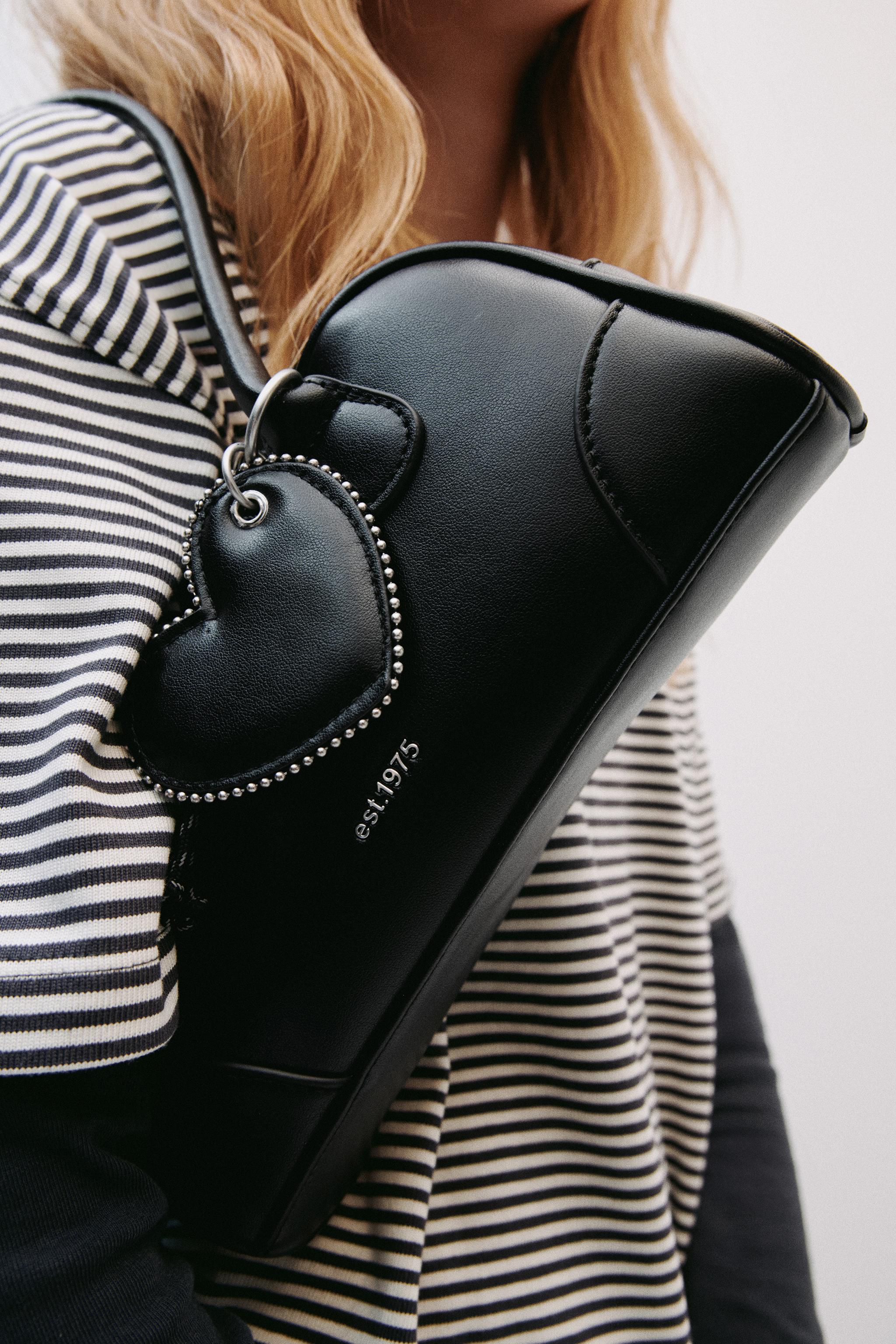 ハート型ショルダーバッグ - ブラック | ZARA Japan / 日本
