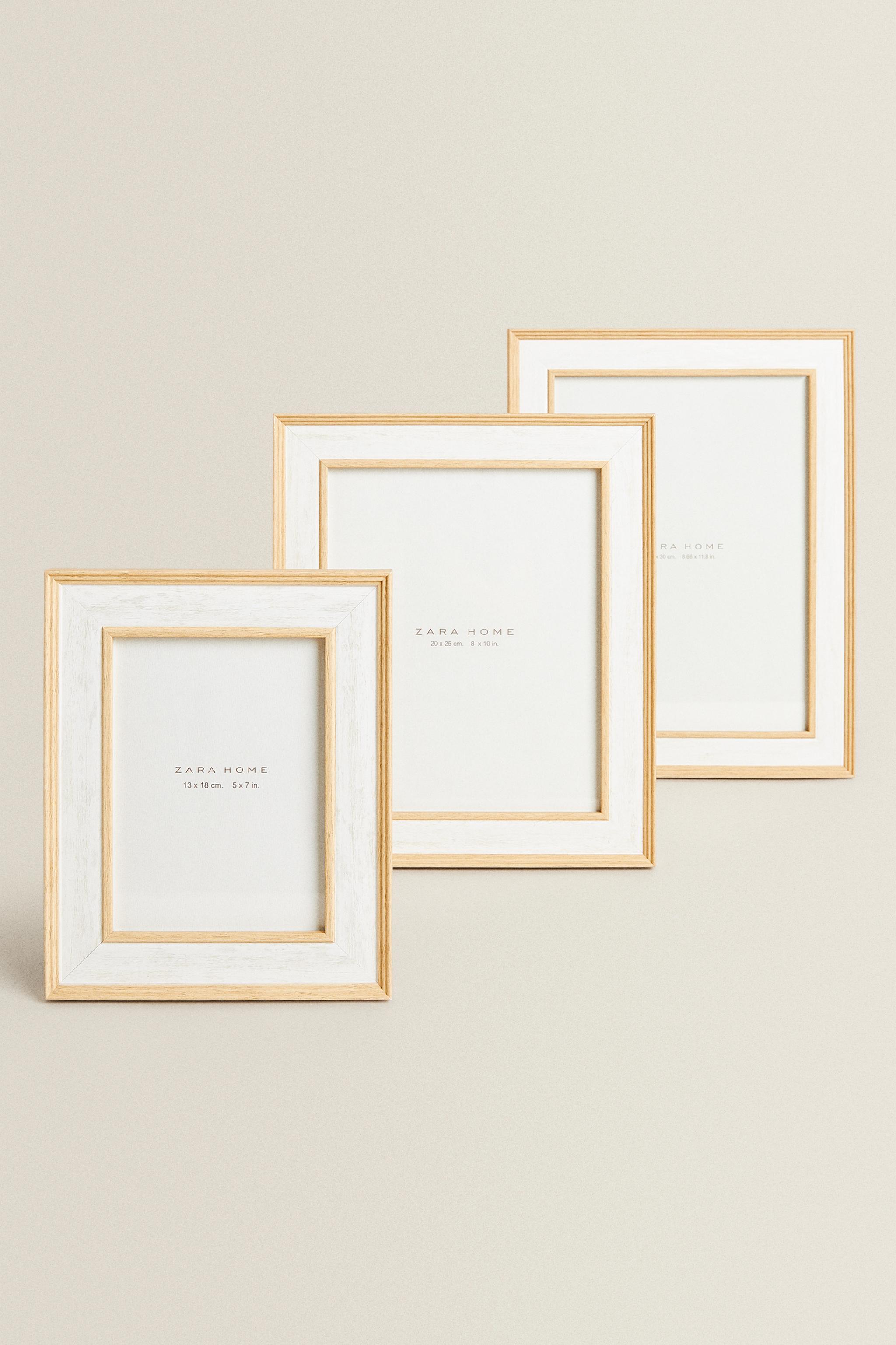 ミックス ウッド フォトフレーム - ホワイト | ZARA Japan / 日本