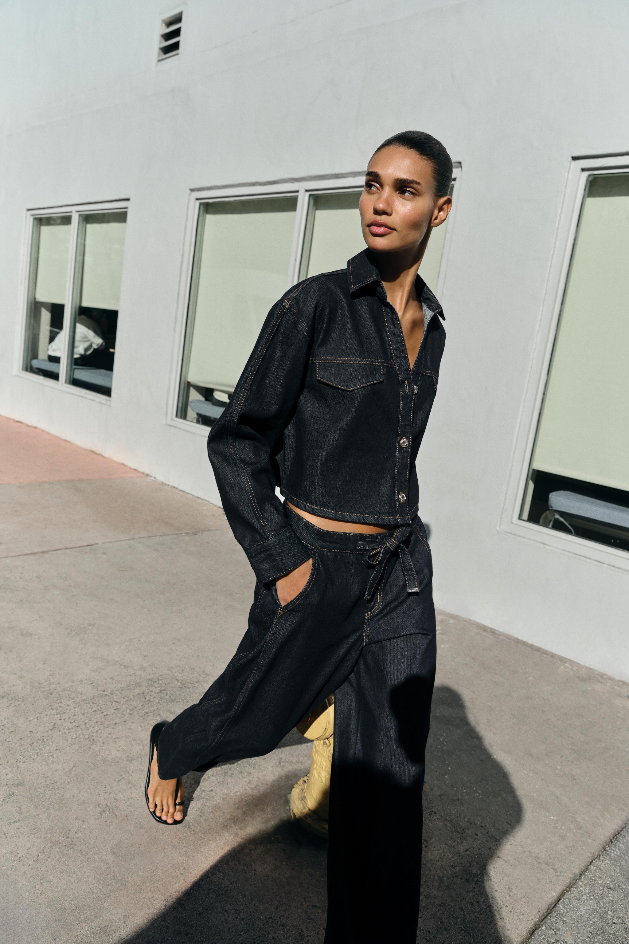 Z1975 JOGGER WIDE LEG SHIRT AND JEANS SET | ZARA United States