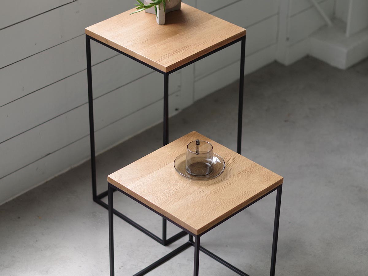 LIFE FURNITURE DE OAK SIDE TABLE L / ライフファニチャー DE オーク