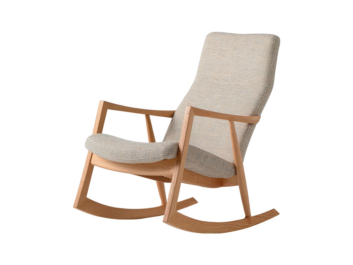 日進木工 WHITE WOOD Rocking Chair / にっしんもっこう ホワイト