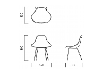 IDEE BARBAS CHAIR / イデー バーバス チェア - インテリア・家具通販