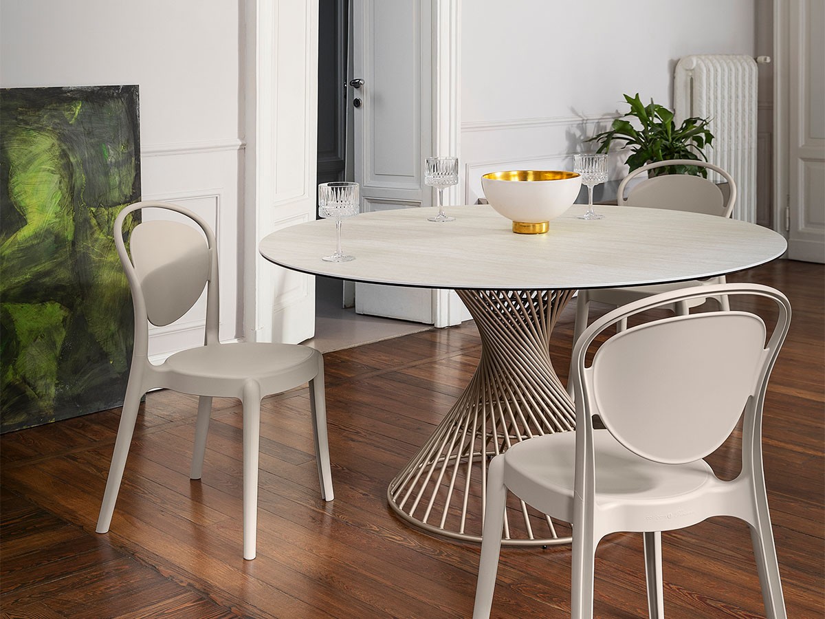 Calligaris VORTEX / カリガリス ヴォルテックス ガラス天板 CS/4108