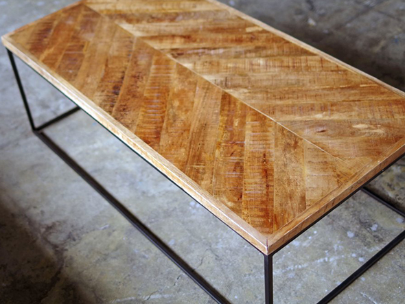 LIFE FURNITURE HERRINGBONE TABLE / ライフファニチャー ヘリンボーン