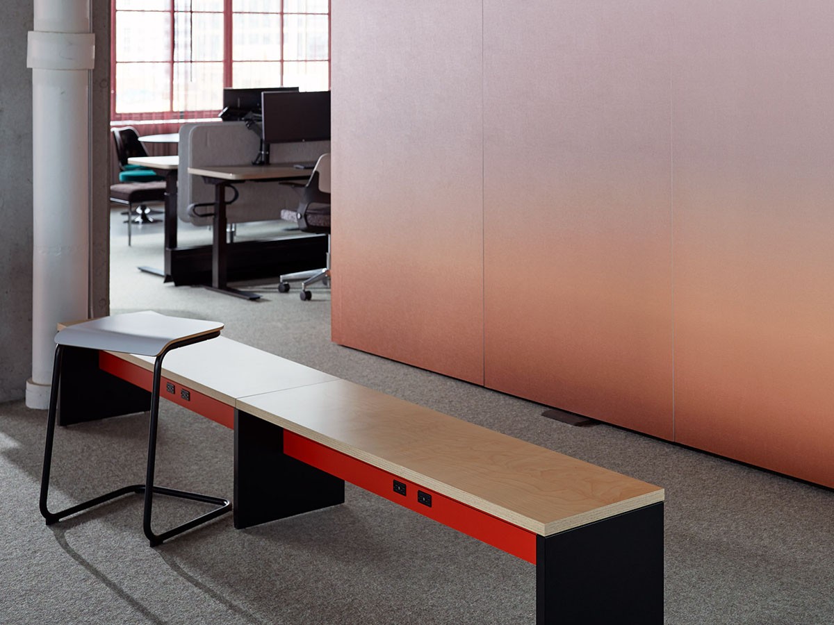 Knoll Office Toboggan Pull Up Table / ノルオフィス トボガン プル