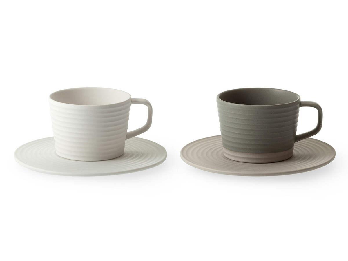CEKITAY Cup & Saucer Pair Circle / セキテイ カップ & ソーサー ペア