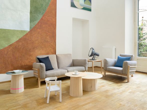 KARIMOKU NEW STANDARD CASTOR SOFA 1-SEATER / カリモクニュー
