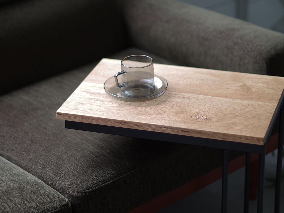 LIFE FURNITURE U OAK SIDE TABLE / ライフファニチャー U オーク