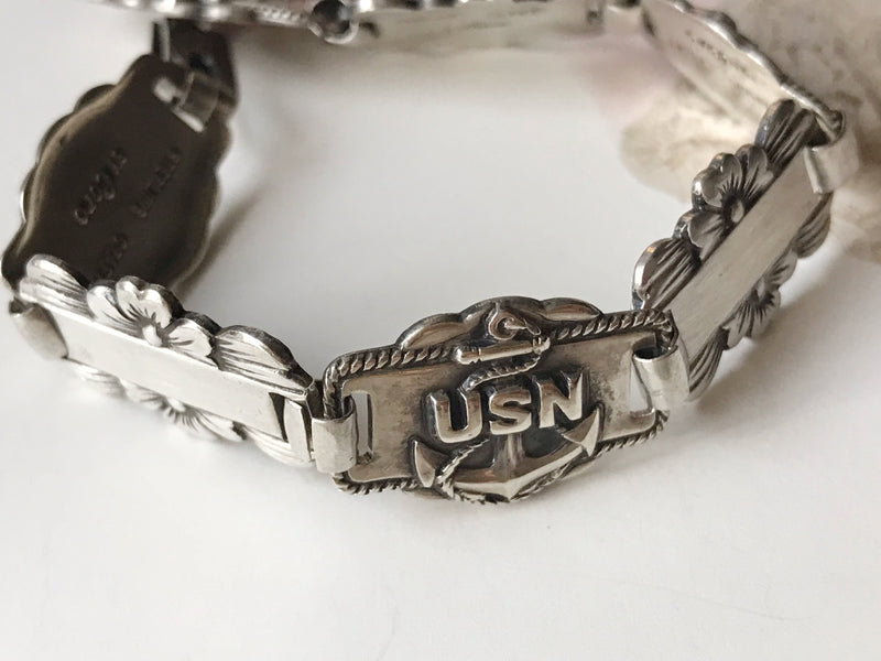 1940's US Navy Sweetheart Bracelet – Stacey Fay Designs