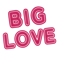 BIG LOVE-- - LINE スタンプ | LINE STORE