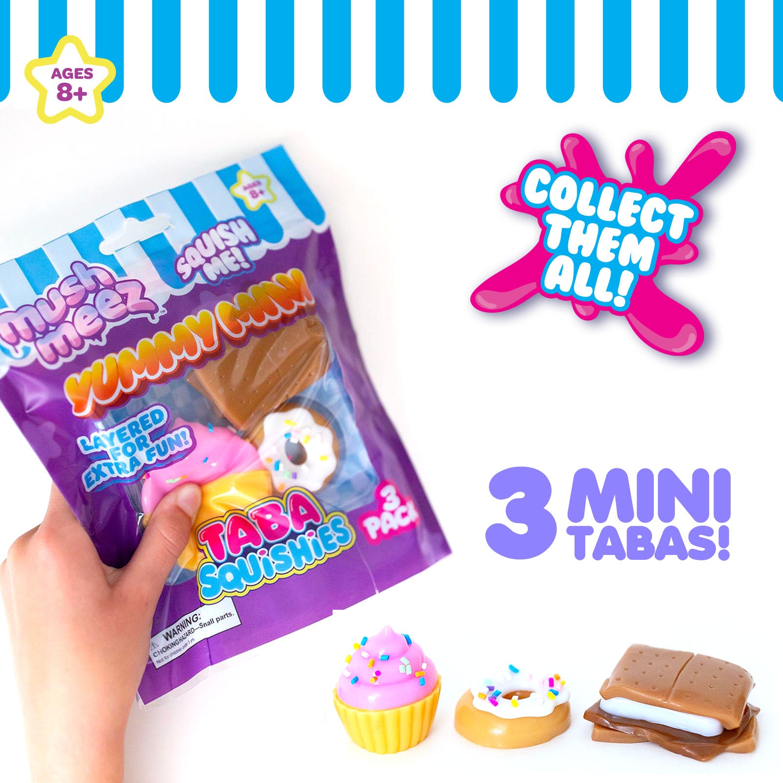 MushMeez - Yummy Minis – SAVORY Pack 3pk, 1.5