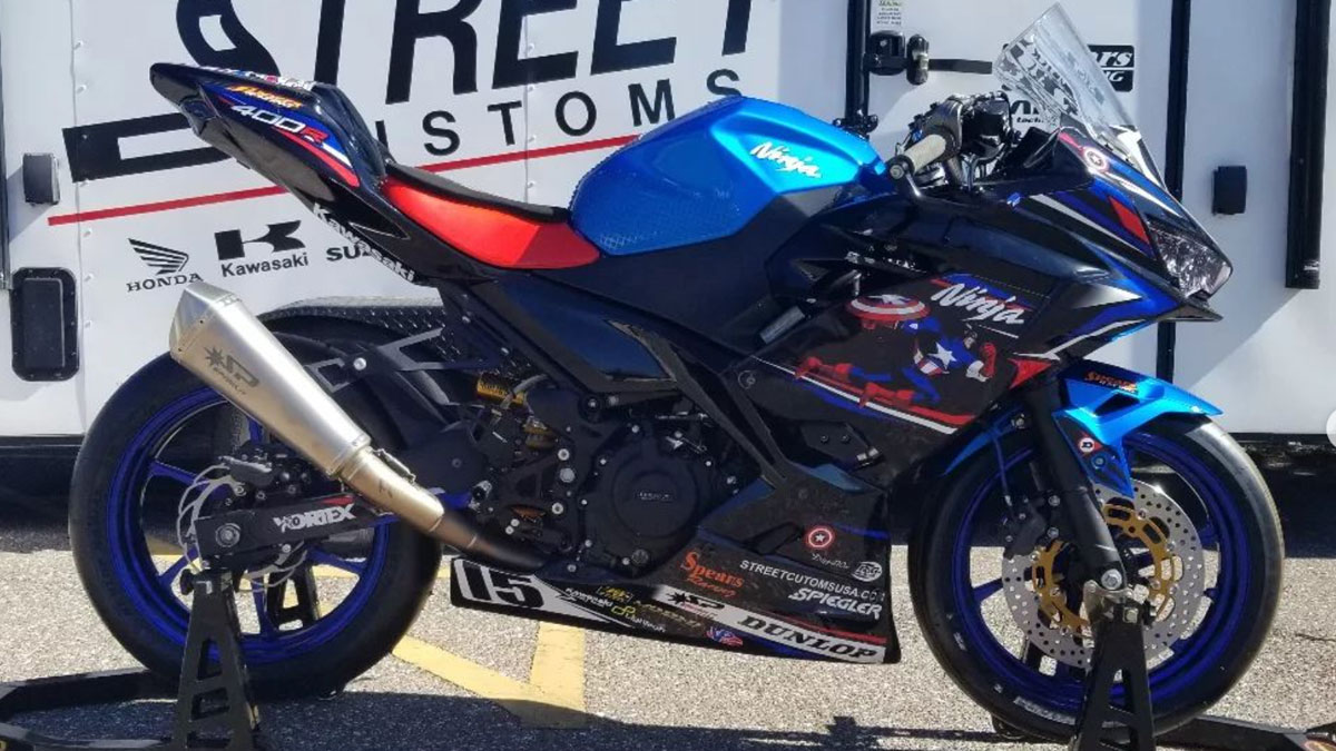 Kawasaki ZX4rr with HM OEM Blipper - Street Customs Racing