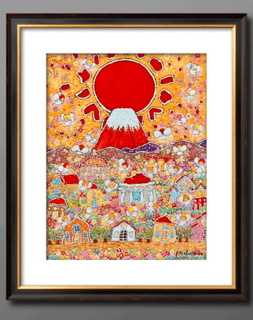 作者紹介 - 太陽と富士山と天使のしあわせの絵画 Sun Fuji Angel Art