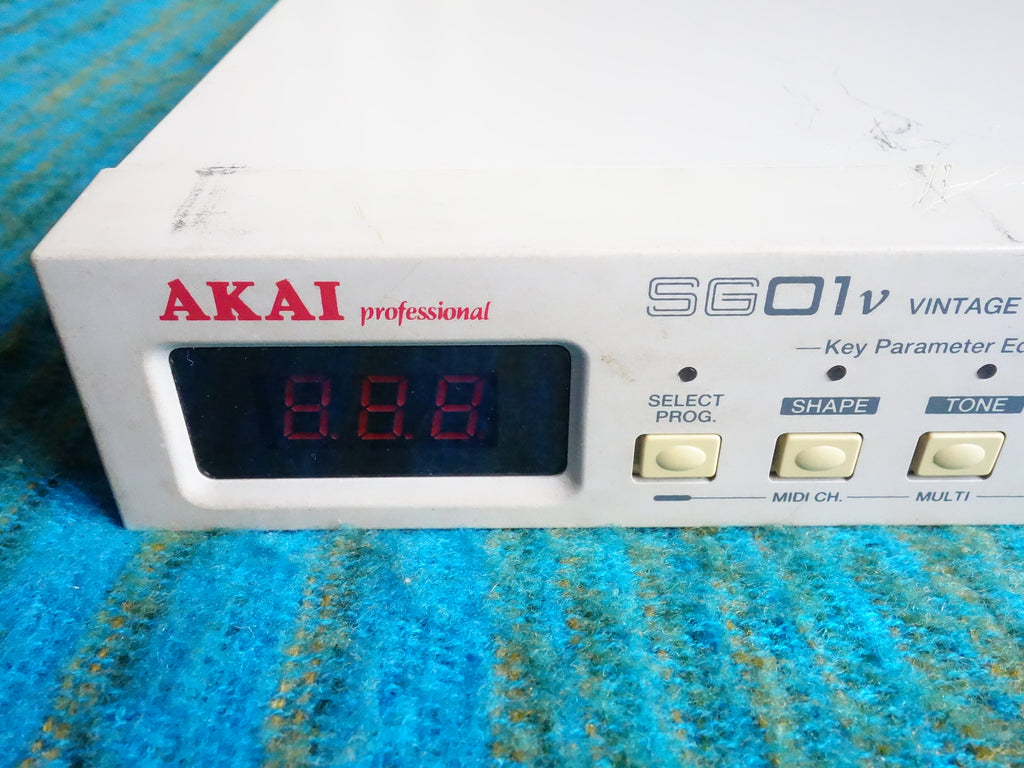 Akai SG01v Vintage Sound Module - 90's Synthesizer w/ AC Adapter