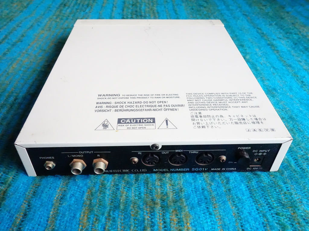 値下げ！AKAI SG01V ヴィンテージサウンドモジュール 電池交換済です