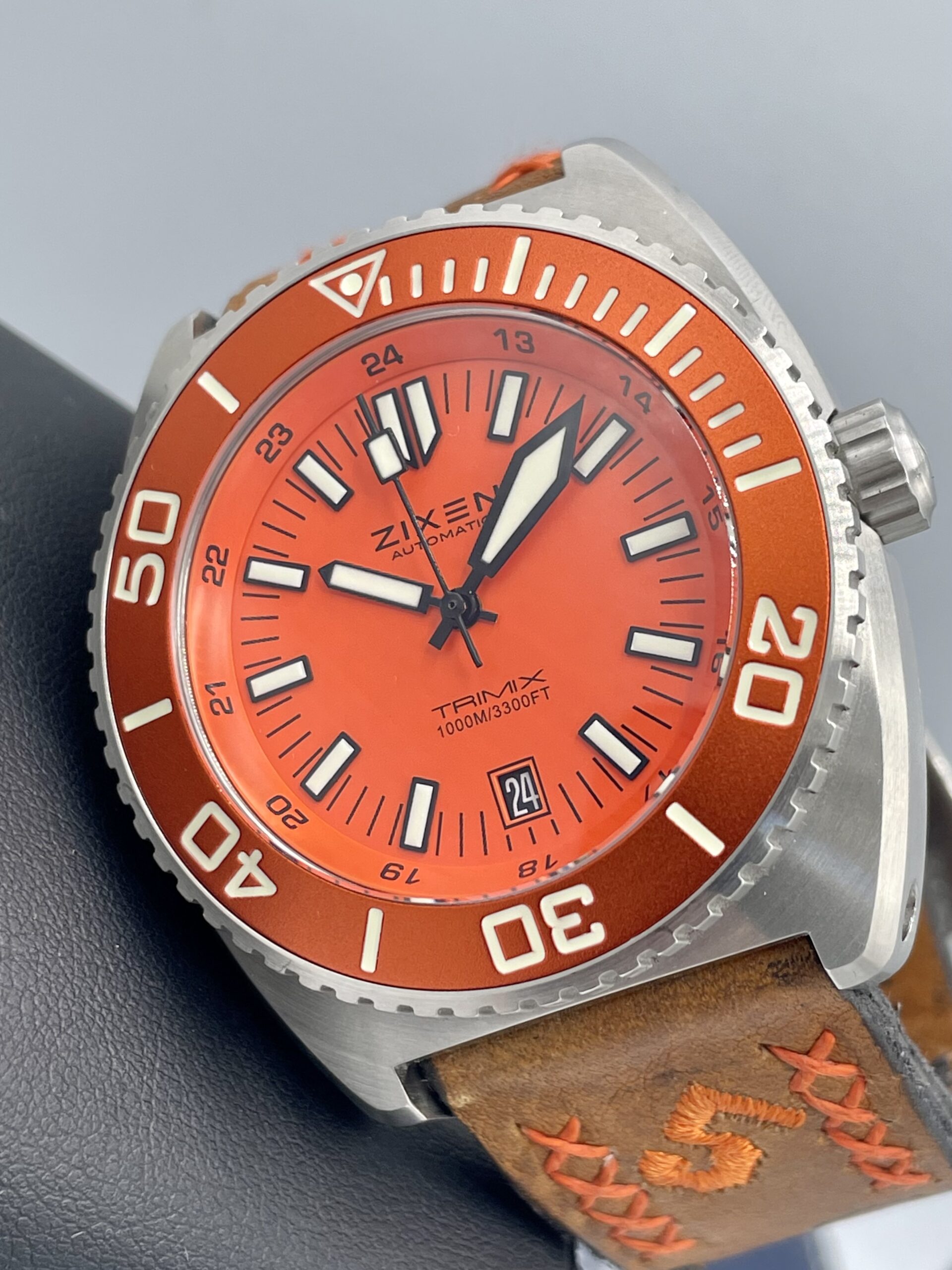 ZIXEN TRIMIX SPECIAL DeepDiver Edition Orange 44mm SWISS Automatic
