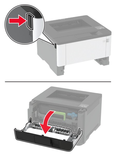 Paper jam in trays | Lexmark MS431