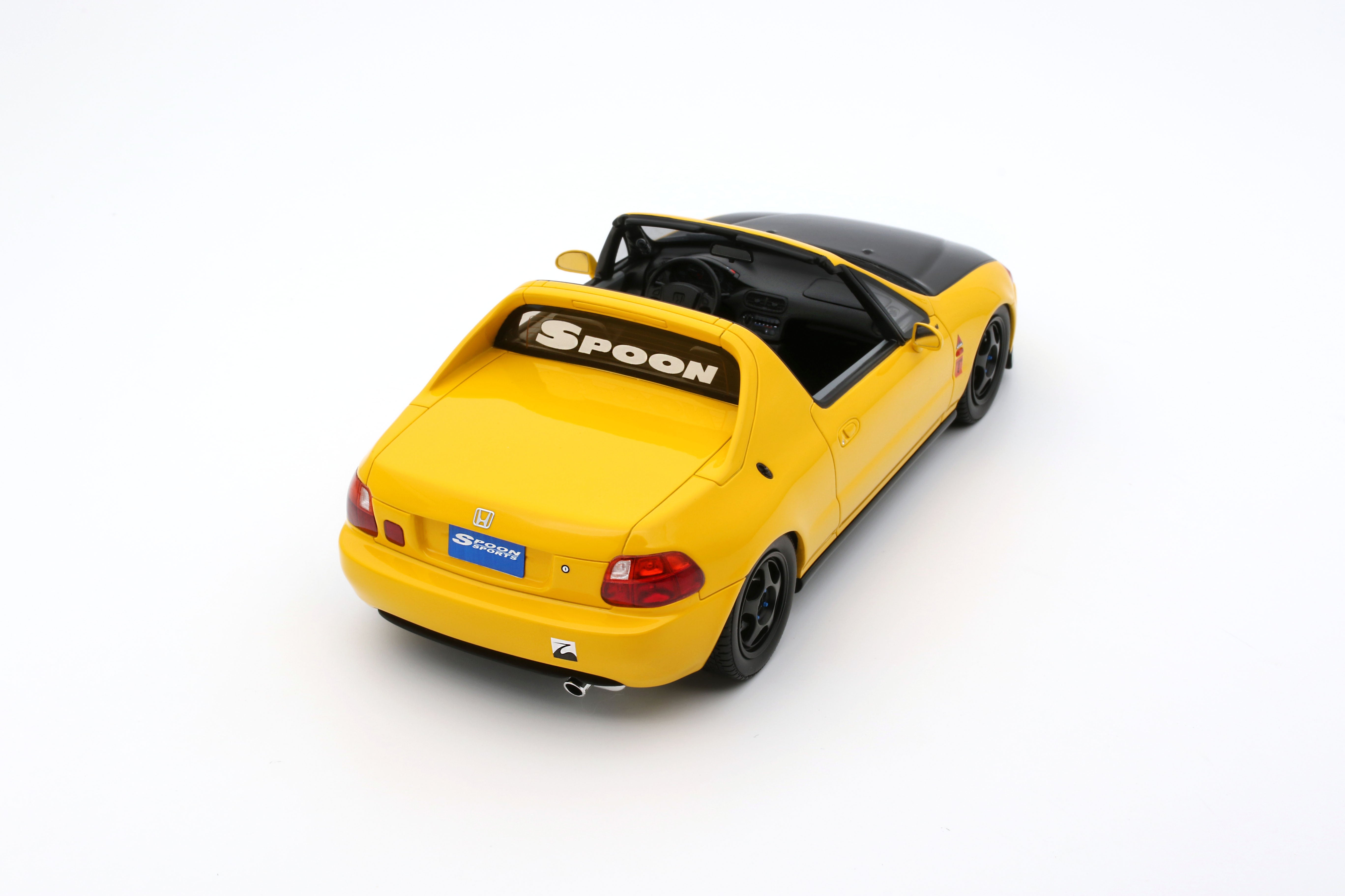 OTTO 1:18 Scale Resin - 1996 Honda Civic Del Sol - Phoenix Yellow - OT