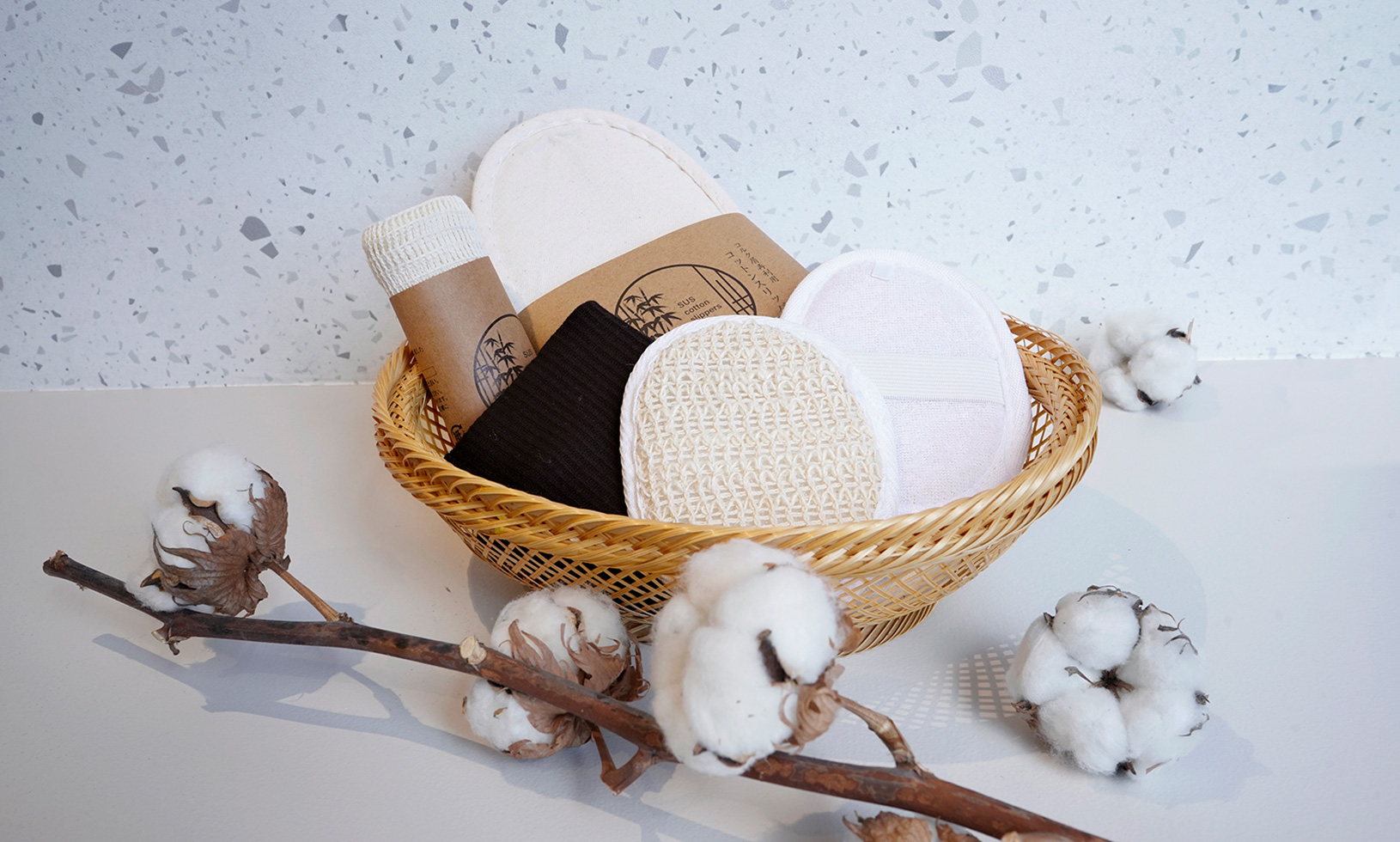 コットンリネン使用 ボディスポンジ（SUS Cotton Linen Sponge） | SUS