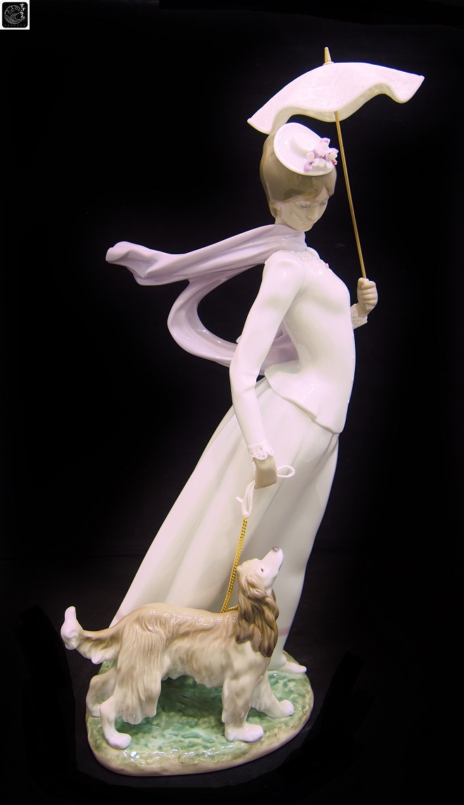 りぼん LLADRO リヤドロ 絶版 ショールの貴婦人 4914 L156 りぼん