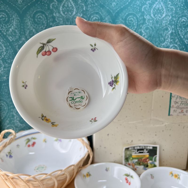 コレール CORELLE 岩城硝子 サラダセット プリティフルーツ サラダ